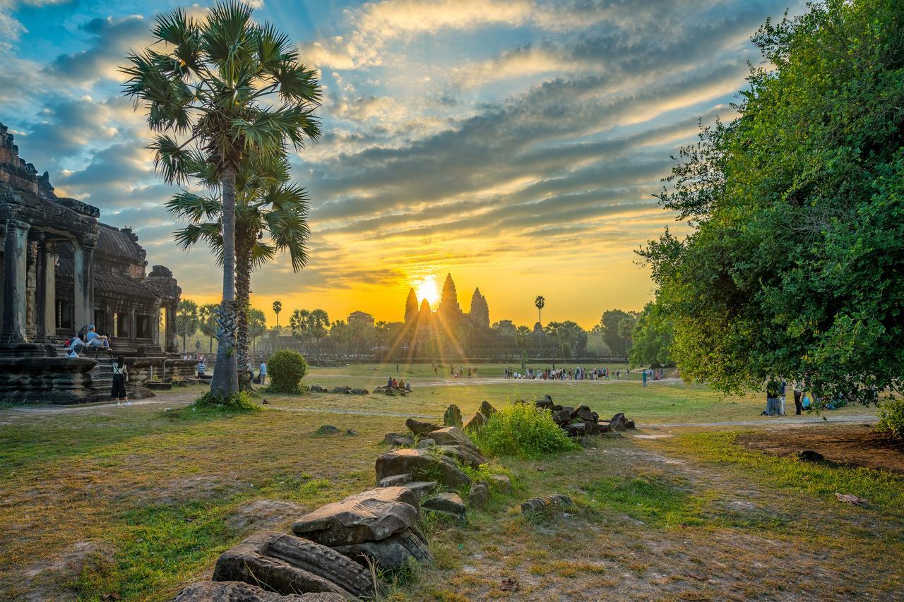 Angkor Udom Guesthouse Ciudad de Siem Riep Exterior foto