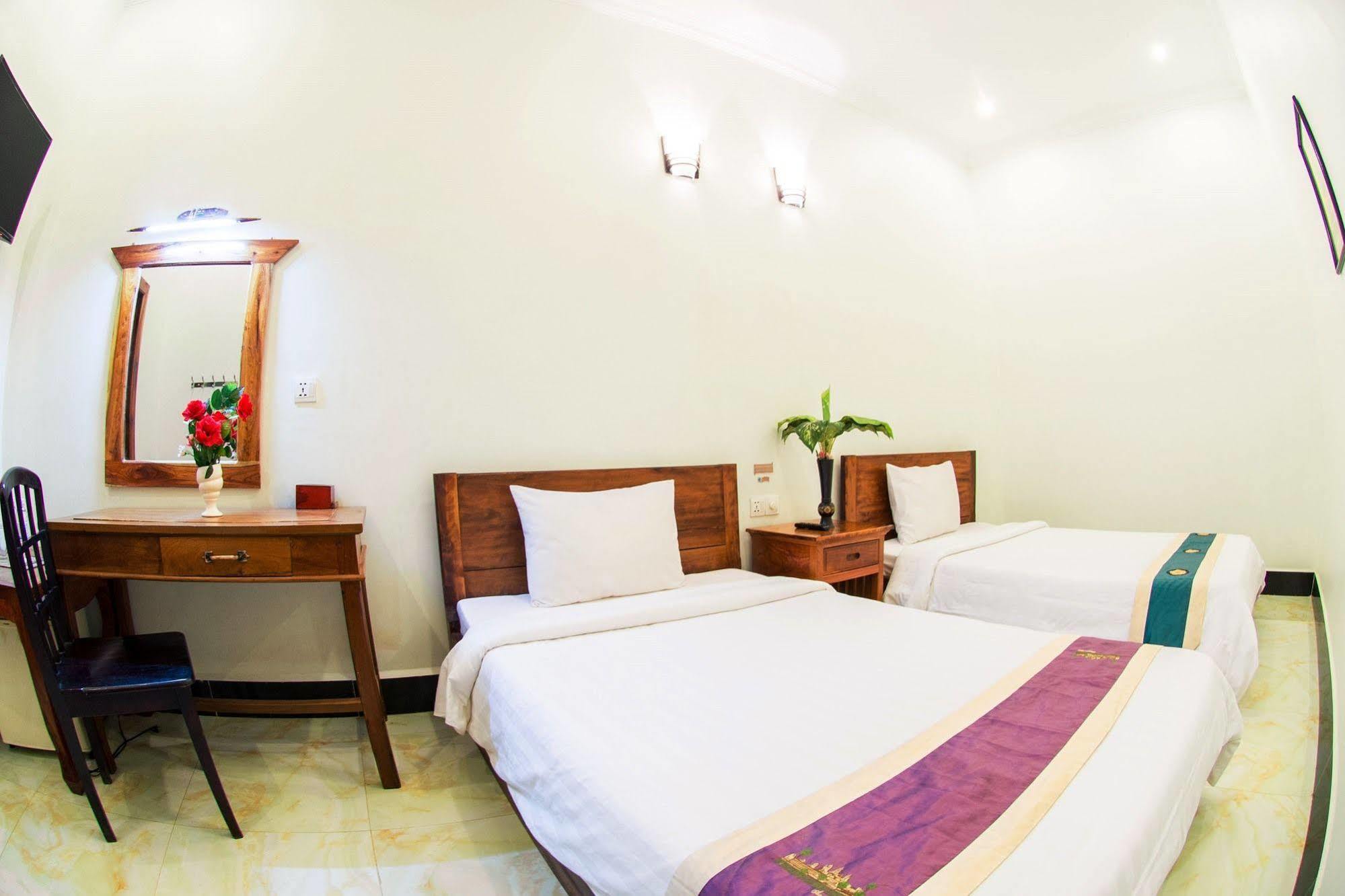 Angkor Udom Guesthouse Ciudad de Siem Riep Exterior foto