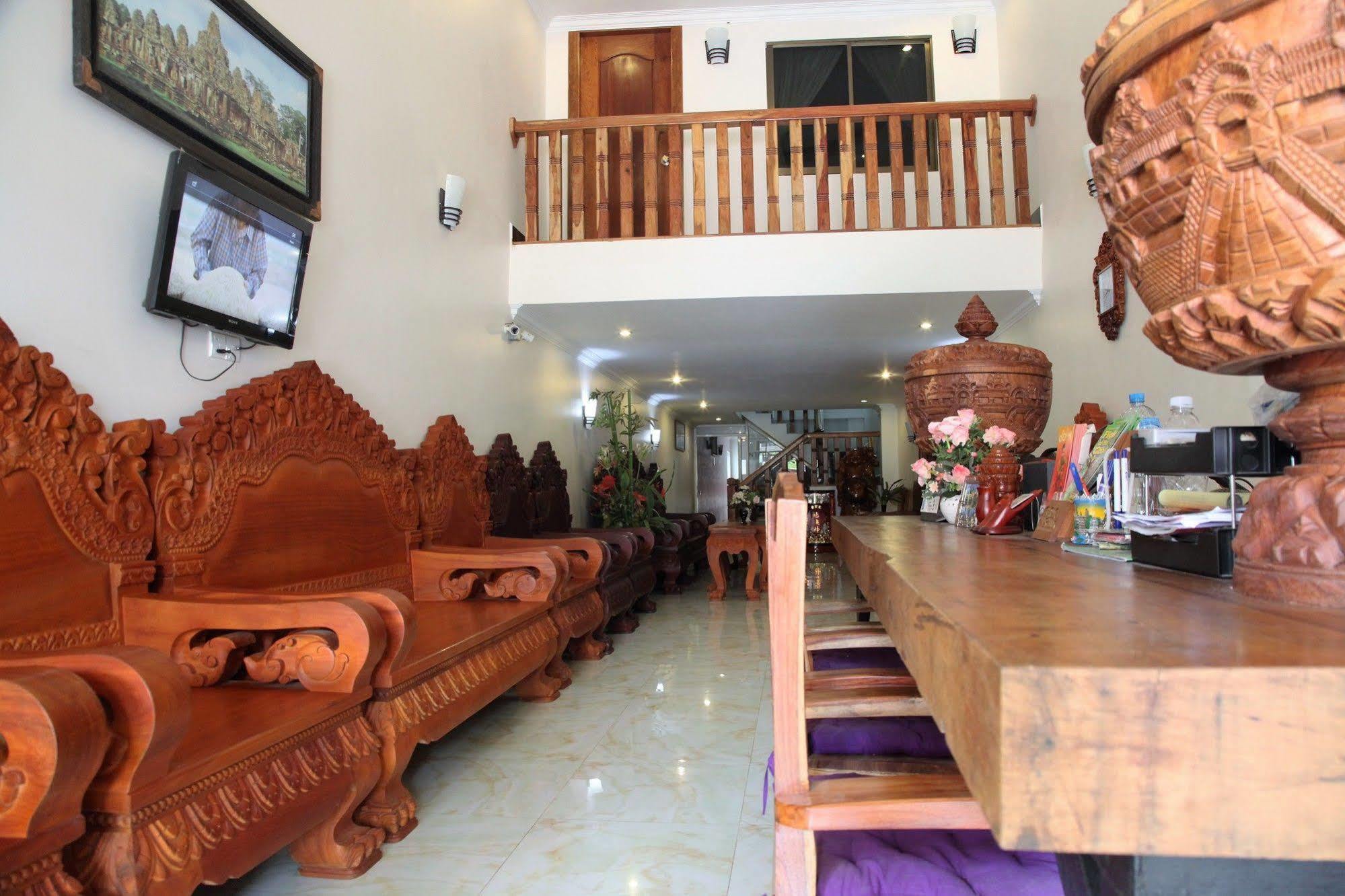 Angkor Udom Guesthouse Ciudad de Siem Riep Exterior foto
