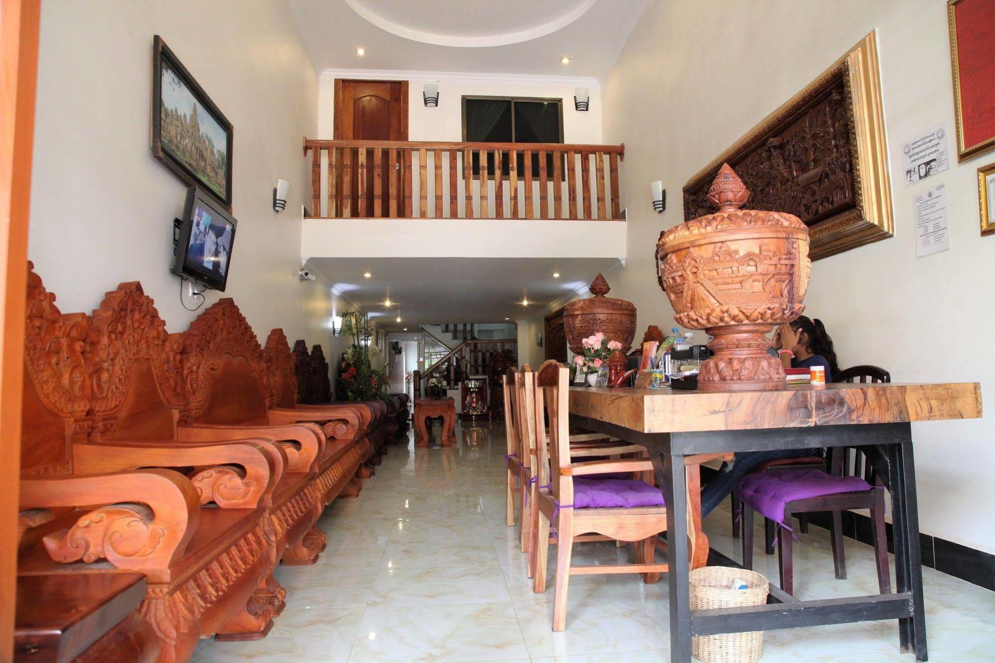 Angkor Udom Guesthouse Ciudad de Siem Riep Exterior foto